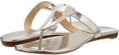 Silver Mirror Metallic Calvin Klein Sadi for Women (Size 7)