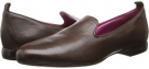 Chocolate Glove Leather Johnston & Murphy Rea Slipper for Women (Size 9.5)