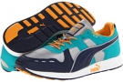 Blue Grass/Black/Steel Gray/Black PUMA RS100 for Men (Size 11)