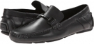 Black Leather Calvin Klein Mox for Men (Size 11.5)