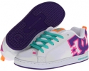 White/Multi DC Court Graffik W for Women (Size 5)