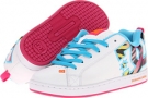 White/Blue Atoll DC Court Graffik SE W for Women (Size 10)