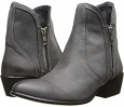 Grey Nubuck Steve Madden Zipstr for Women (Size 6)