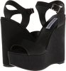 Black Fabric Steve Madden Bevina for Women (Size 10)