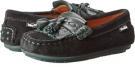 Black Suede/Hunter Green Leather Venettini Kids 55-Riva for Kids (Size 8)