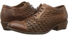 Cognac Frye Carson Woven Oxford for Women (Size 7.5)