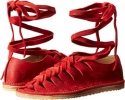 Red Nubuck Frye Holly Gladiator for Women (Size 10)