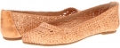 Natural Veg Tan Frye Regina Woven Ballet for Women (Size 9.5)