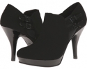 Black PU Nubuck Kenneth Cole Unlisted Rough File for Women (Size 9.5)