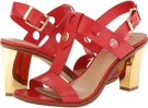 Red Leather Isaac Mizrahi New York Sasha for Women (Size 5.5)