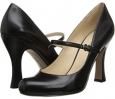 Black Leather Nine West Demetra for Women (Size 7)