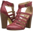 Red Heavy Grain Pu Michael Antonio Jason for Women (Size 11)