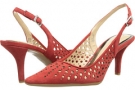 Summer Coral Kid Suede Calvin Klein Damaris for Women (Size 8.5)