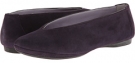 Plum Suede Johnston & Murphy Marcie U Throat Ballet for Women (Size 6.5)