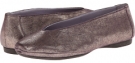 Taupe Glitter Suede Johnston & Murphy Marcie U Throat Ballet for Women (Size 6.5)