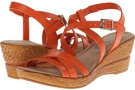 Orange Leather Bella-Vita Bacio for Women (Size 8)