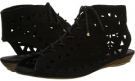 Black Suede MIA Lucy for Women (Size 7.5)