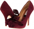 Wine Suede Badgley Mischka Maribelle for Women (Size 7.5)