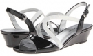 Black/White Synthetic Bandolino Grayson for Women (Size 7.5)