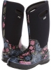 Black Multi Bogs Classic Winter Blooms Tall Insulated Boot for Women (Size 9)