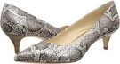 Silver Metallic Snake Print Donald J Pliner Franc for Women (Size 9.5)