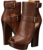 Brown Leather Nine West Heymama for Women (Size 5)