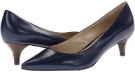 Navy Leather Nine West Izabela for Women (Size 10.5)