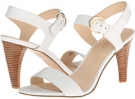 White Leather Nine West Marybeth for Women (Size 8.5)