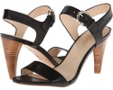 Black Leather Nine West Marybeth for Women (Size 8)