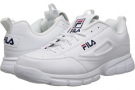 White/Fila Navy/Fila Red Fila Disruptor Se for Men (Size 13)