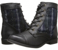 Black Plaid XOXO Brandice for Women (Size 8.5)