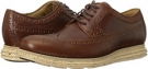 Chestnut/Sandstone Cole Haan Lunargrand Long Wingtip for Men (Size 11)