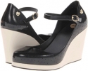 Black/Beige Mel by Melissa Mel Popstar for Women (Size 5)