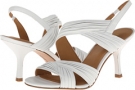 White Leather Nine West Beaulah for Women (Size 10)