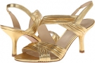 Gold Metallic Nine West Beaulah for Women (Size 11)