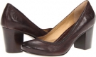 Dark Brown Antique Soft Vintage Full Grain Frye Carson Mid Heel for Women (Size 9)