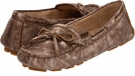 Bronze Metallic Leather Frye Reagan Campus Driver for Women (Size 5.5)