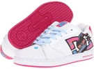 White/Crazy Pink DC Raif W for Women (Size 6.5)