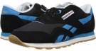 Black/Blue Bomb/White/RBK Brass Reebok Classic Nylon R13 for Men (Size 10.5)