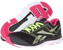 Black/Gravel/Pink Fusion/Neon Yellow/White Reebok Reebok Dual Turbo Flier for Women (Size 9.5)