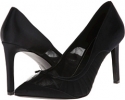 Black/Black Fabric Nine West Cala for Women (Size 6)