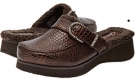 Brown Grazie Darla Lizard for Women (Size 9)