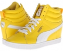 Dandelion/White PUMA Puma Classic Wedge LL for Women (Size 9)