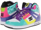 White/Fluorescent DC Rebound Hi SE W for Women (Size 6.5)