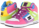 White/Pink/Multi DC Rebound Hi W for Women (Size 5)