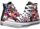 Black/Multi Converse Chuck Taylor Hi for Women (Size 5)