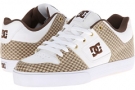 White/Tan DC Pure SN for Men (Size 7.5)