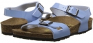 Lagoon Blue Patent Birkenstock Kids Rio for Kids (Size 12)