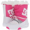 White/Fluorescent/Pink DC Lodge Boot W for Women (Size 8)