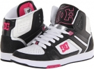 White/Black/Azela Pink DC Stance HI W for Women (Size 5)